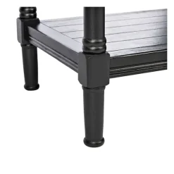 Carved Pinewood Farmhouse Accent Table-Kirkland's Home Online