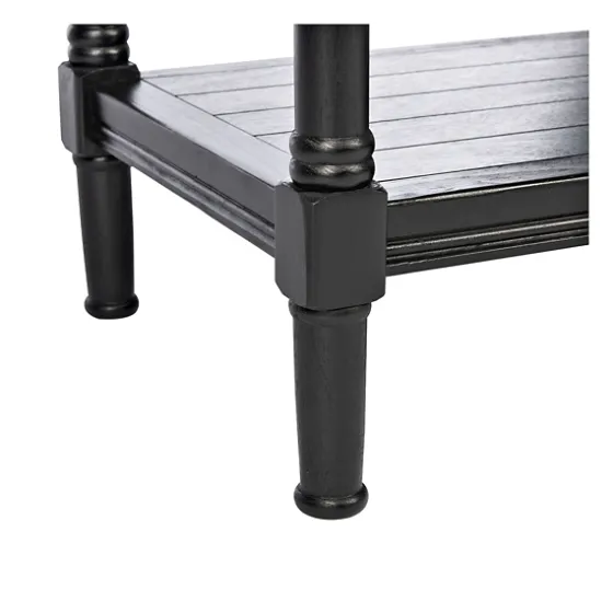 Carved Pinewood Farmhouse Accent Table-Kirkland's Home Online