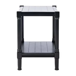 Carved Pinewood Farmhouse Accent Table-Kirkland's Home Online