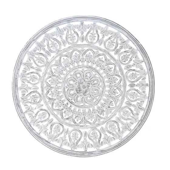 Carved Wood Acanthus Rosette Wall Plaque-Kirkland's Home Best Sale