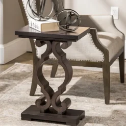 Carved Wood Decorative Accent Table-Kirkland's Home Flash Sale