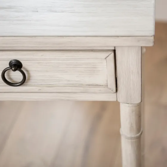 Casey Cream 3-Drawer Console Table-Kirkland's Home Online