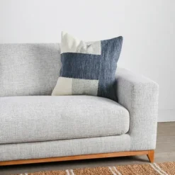 Casey Navy Color Block Throw Pillow-Kirkland's Home Shop