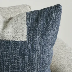 Casey Navy Color Block Throw Pillow-Kirkland's Home Shop