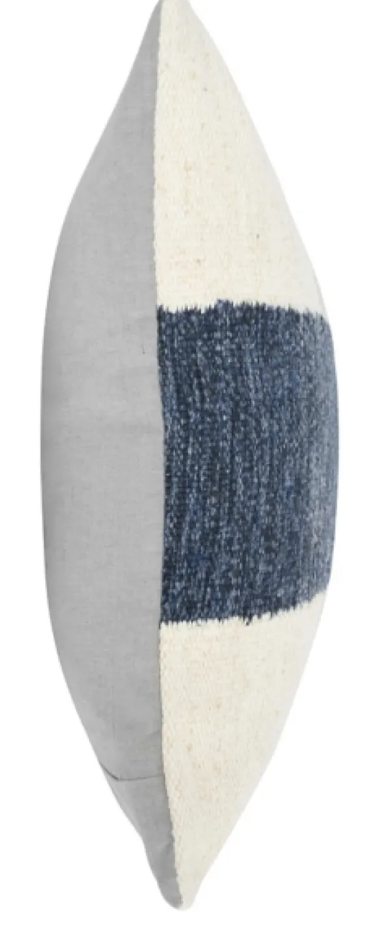 Casey Navy Color Block Throw Pillow-Kirkland's Home Shop