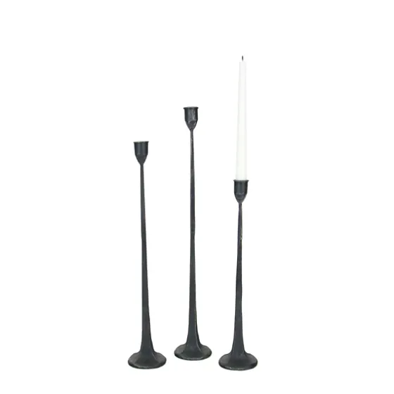 Cast Iron Taper Candle Holders, Set Of 3-Kirkland's Home Best Sale