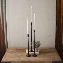 Cast Iron Taper Candle Holders, Set Of 3-Kirkland's Home Best Sale