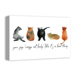 Cat Lady Canvas Art Print, 18X12 In.-Kirkland's Home Flash Sale