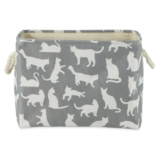 Cats Meow Rectangular Storage Bin, 14 In.-Kirkland's Home Cheap