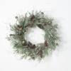 Cedar And Pinecone Branches Winter Wreath-Kirkland's Home Discount