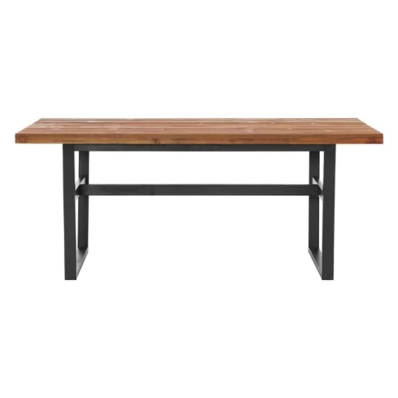 Cedar Wood And Metal Industrial 5-Pc. Dining Set-Kirkland's Home Best Sale
