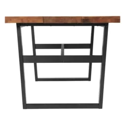 Cedar Wood And Metal Industrial 5-Pc. Dining Set-Kirkland's Home Best Sale