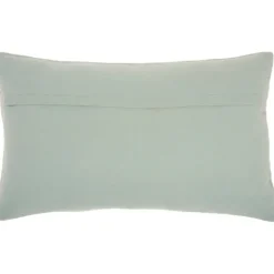 Celadon Beaded Floral Motif Lumbar Pillow-Kirkland's Home New