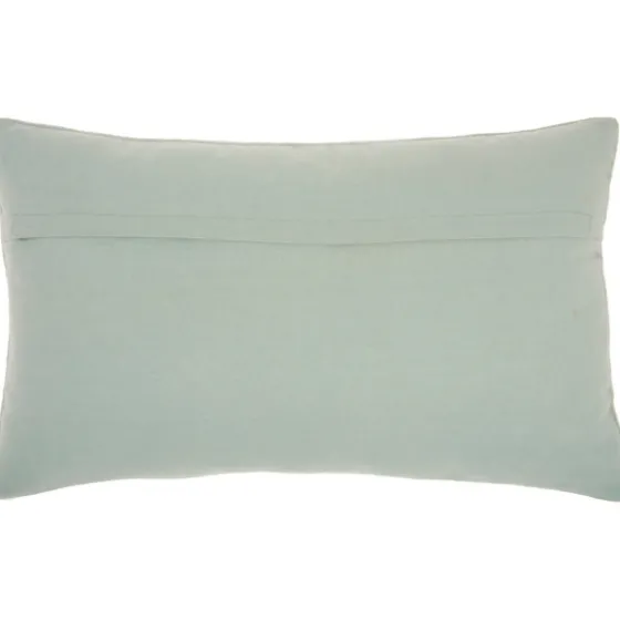 Celadon Beaded Floral Motif Lumbar Pillow-Kirkland's Home New