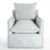 Celine Sky Swivel Down Armchair-Kirkland's Home Cheap