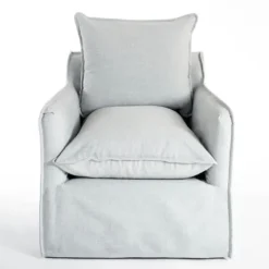 Celine Sky Swivel Down Armchair-Kirkland's Home Cheap