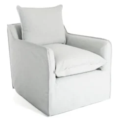 Celine Sky Swivel Down Armchair-Kirkland's Home Cheap