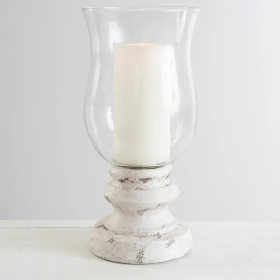 Cement Pedestal Base Hurricane-Kirkland's Home Fashion