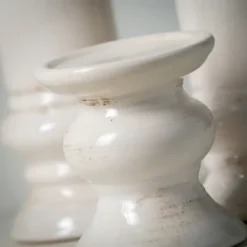 Ceramic Column Pillar Holders, Set Of 3-Kirkland's Home Discount