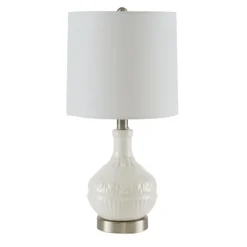 Ceramic Embossed Table Lamp-Kirkland's Home Best Sale
