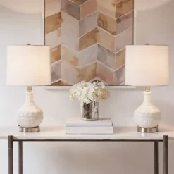 Ceramic Embossed Table Lamp-Kirkland's Home Best Sale