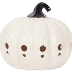 Ceramic Leaf Pre-Lit Pumpkin Lantern-Kirkland's Home Cheap