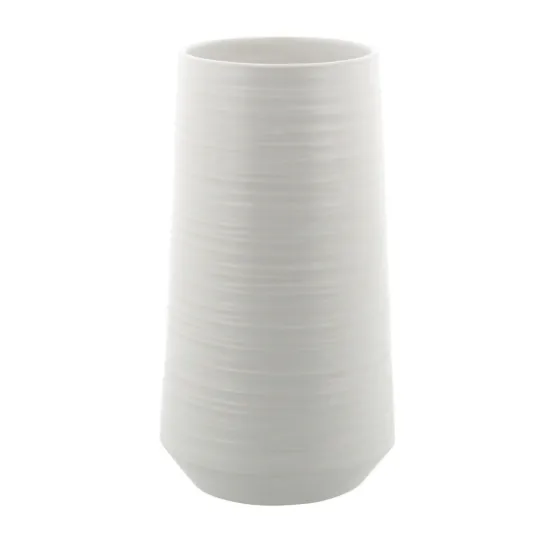 Ceramic Ribbed Vase, 12 In.-Kirkland's Home Fashion