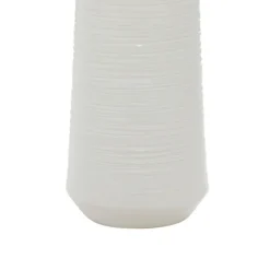 Ceramic Ribbed Vase, 12 In.-Kirkland's Home Fashion