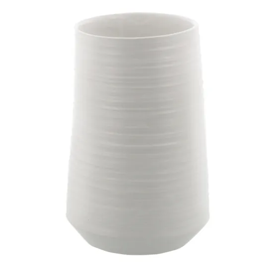 Ceramic Ribbed Vase, 9 In.-Kirkland's Home Discount