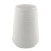 Ceramic Ribbed Vase, 7 In.-Kirkland's Home Outlet