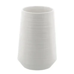 Ceramic Ribbed Vase, 7 In.-Kirkland's Home Outlet