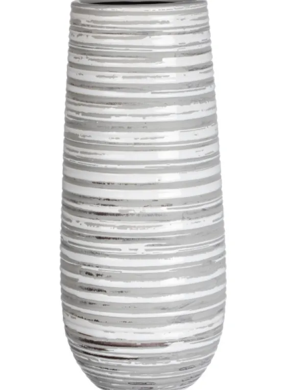 Ceramic Striped Vase-Kirkland's Home Hot
