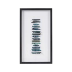 Cerulean Agate Martha Stewart Shadowbox Plaque-Kirkland's Home Cheap