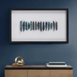 Cerulean Agate Martha Stewart Shadowbox Plaque-Kirkland's Home Cheap