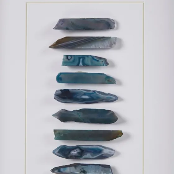 Cerulean Agate Martha Stewart Shadowbox Plaque-Kirkland's Home Cheap