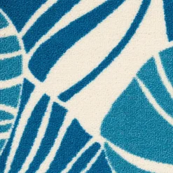 Cerulean Botanical Shells Outdoor Area Rug, 5X7-Kirkland's Home Cheap