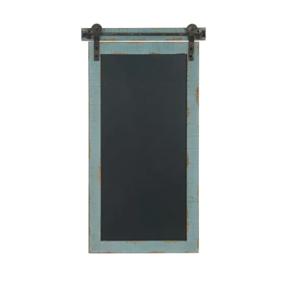 Cerulean Distressed Blackboard Wall Plaque-Kirkland's Home Cheap