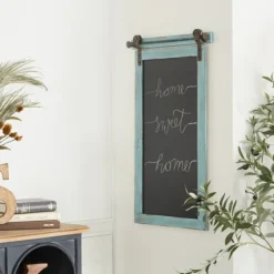 Cerulean Distressed Blackboard Wall Plaque-Kirkland's Home Cheap