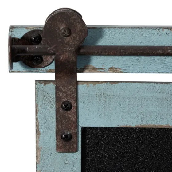 Cerulean Distressed Blackboard Wall Plaque-Kirkland's Home Cheap