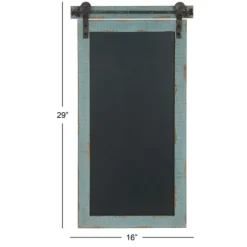 Cerulean Distressed Blackboard Wall Plaque-Kirkland's Home Cheap