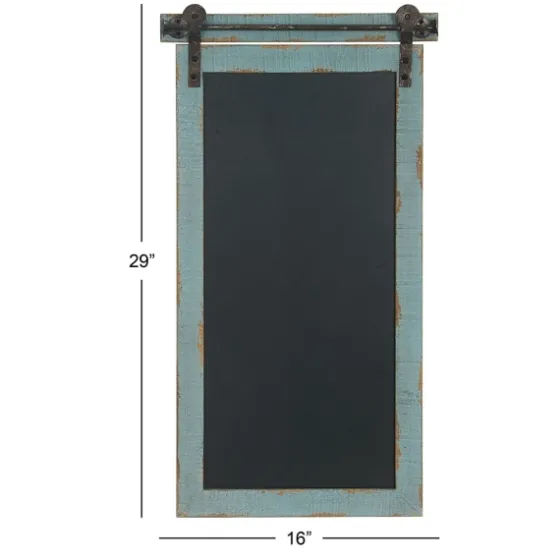 Cerulean Distressed Blackboard Wall Plaque-Kirkland's Home Cheap