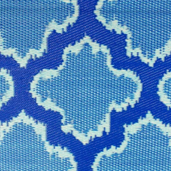 Cerulean Quatrefoil Outdoor Area Rug, 4X6-Kirkland's Home Hot
