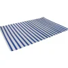 Cerulean Stripes Outdoor Area Rug, 4X6-Kirkland's Home Outlet