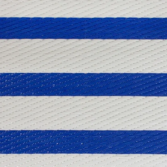 Cerulean Stripes Outdoor Area Rug, 4X6-Kirkland's Home Outlet