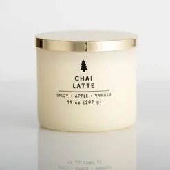 Chai Latte Triple Wick Jar Candle-Kirkland's Home Clearance