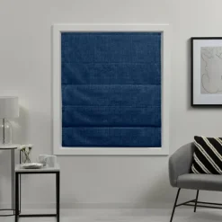 Chambray Blackout Roman Shade, 23 In.-Kirkland's Home Best