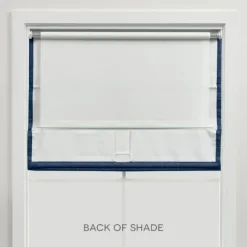 Chambray Blackout Roman Shade, 23 In.-Kirkland's Home Best
