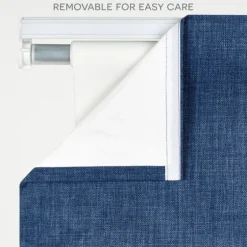 Chambray Blackout Roman Shade, 23 In.-Kirkland's Home Best