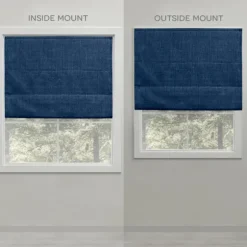 Chambray Blackout Roman Shade, 31 In.-Kirkland's Home Store