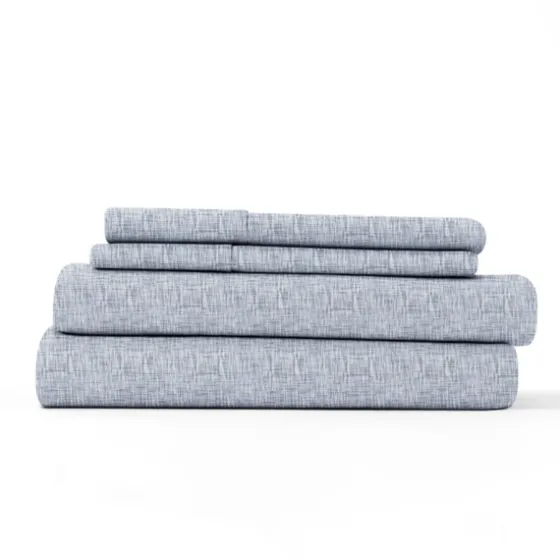 Chambray 3-Pc. Twin Sheet Set-Kirkland's Home Flash Sale